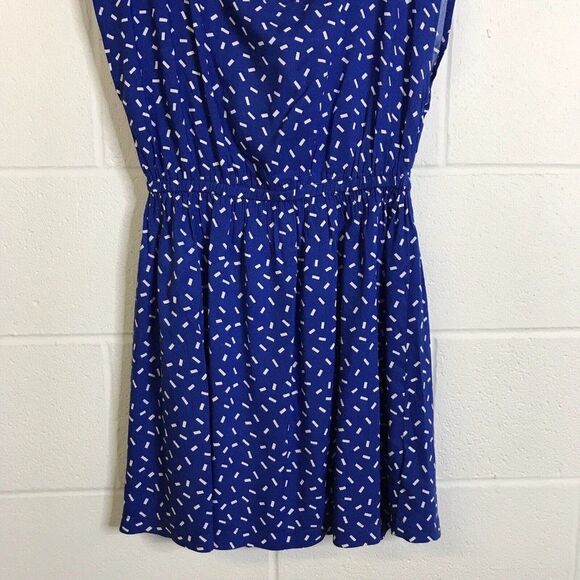 Forever 21 Womens (Juniors) Dress Blue Rayon Criss Cross Strappy Back Size S/P - Picture 3 of 12